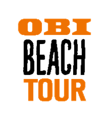 Logo Obi Beach Tour auf weissem Hintergrund